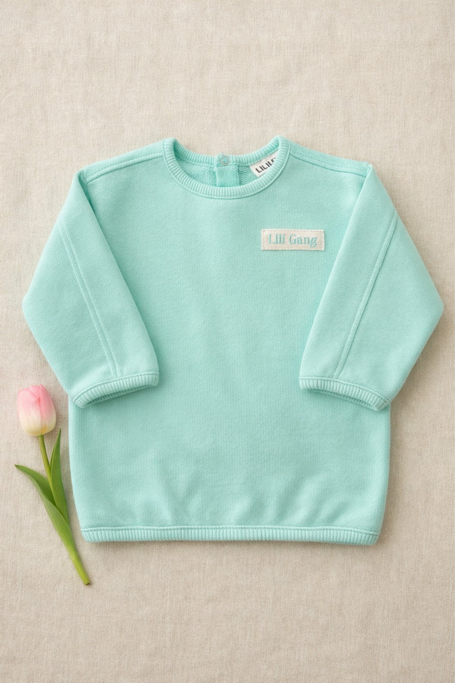 Sudadera Solal Menta - Bebé niño - Menta