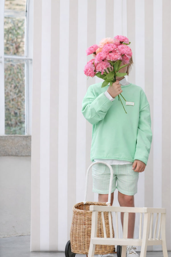 Hommes Sweat Solal Menthe - Enfant Garçon - Mint