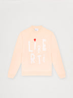 Apricot Brushstroke Unisex Sweatshirt