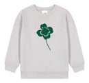Bart Gray Clover Embroidered Sweatshirt