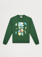 Sweat Unisexe Bonjour Vert