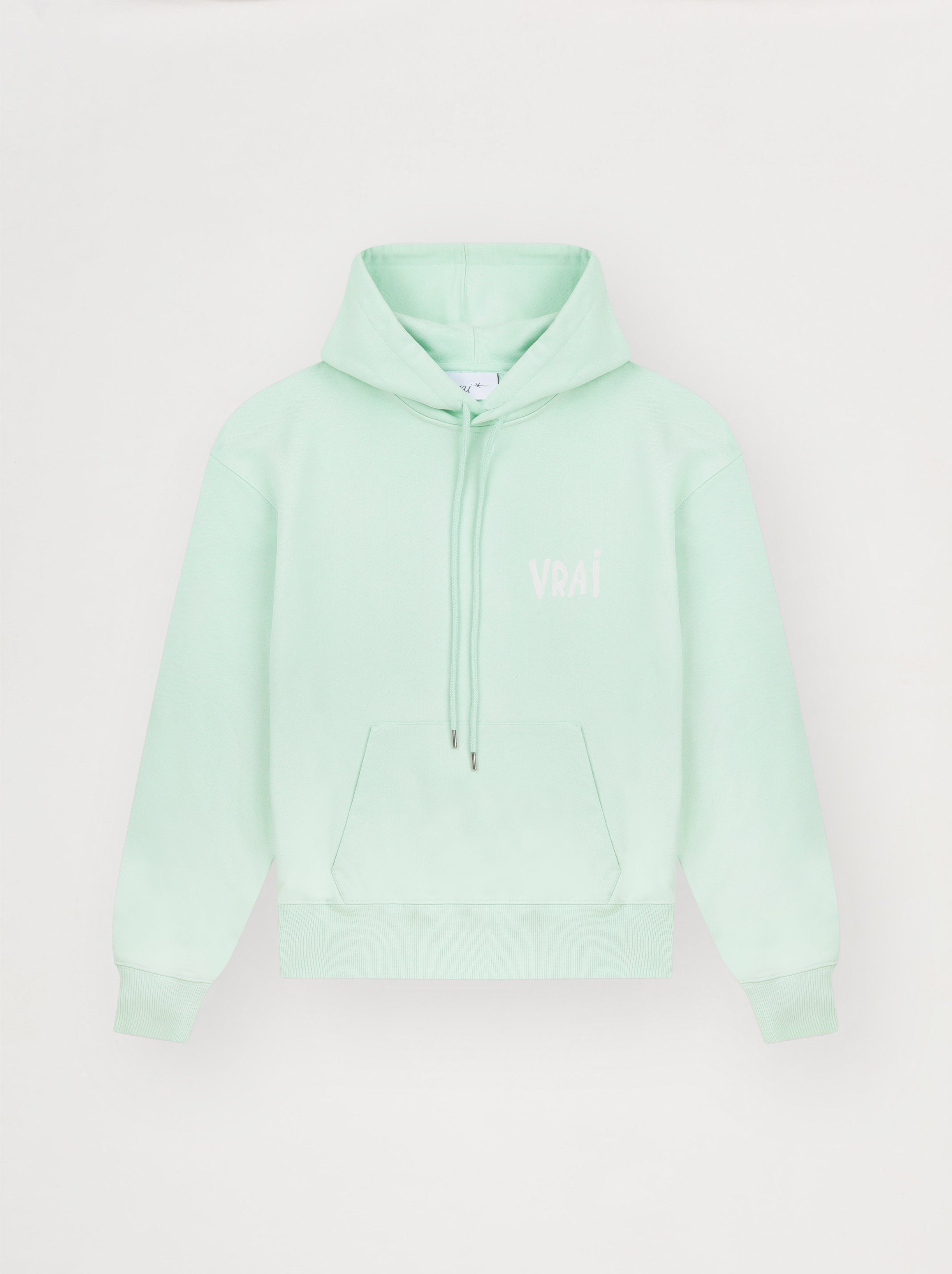 Sweat Capuche Unisexe Fresque Vert D'Eau
