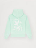 Sweat Capuche Unisexe Fresque Vert D'Eau