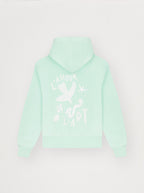 Sweat Capuche Unisexe Fresque Vert D'Eau