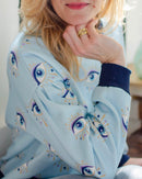 Sweat Calliope Eyes Bleu Glacier