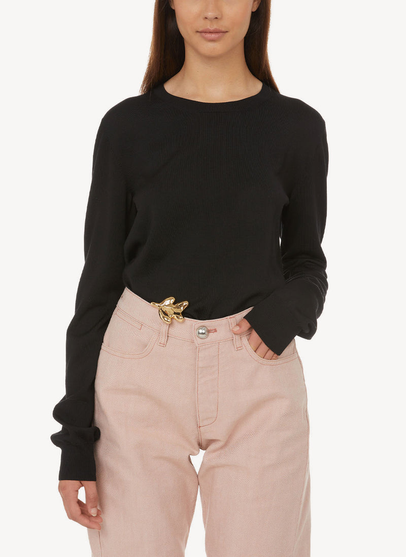 Jil Sander - Pull En Laine - Black - Femme