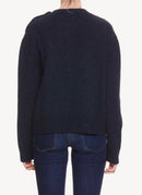 Jil Sander - Pull En Laine - Dark Blue - Femme