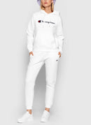 Champion - Sweatshirt À Capuche Et Logo - Blanc - Femme