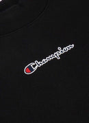 Champion - Sweatshirt À Col Haut - Noir - Femme