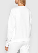 Champion - Sweatshirt À Col Rond Et Logo - Blanc - Femme