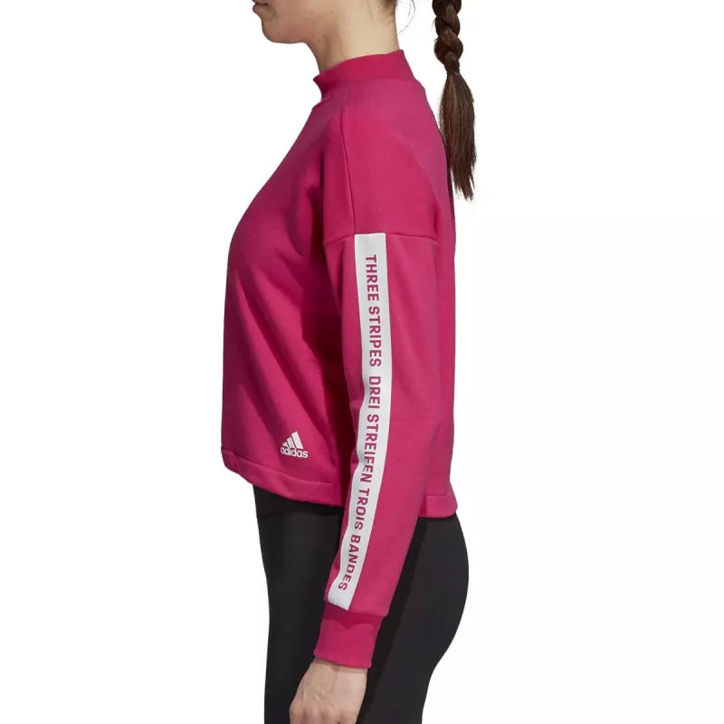 Sweatshirt Adidas Originals Sid - Rose, Blanc.