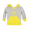 Adidas Originals Trefoil Hoodie for Baby - Grey/Yellow