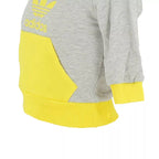 Adidas Originals Trefoil Hoodie for Baby - Grey/Yellow