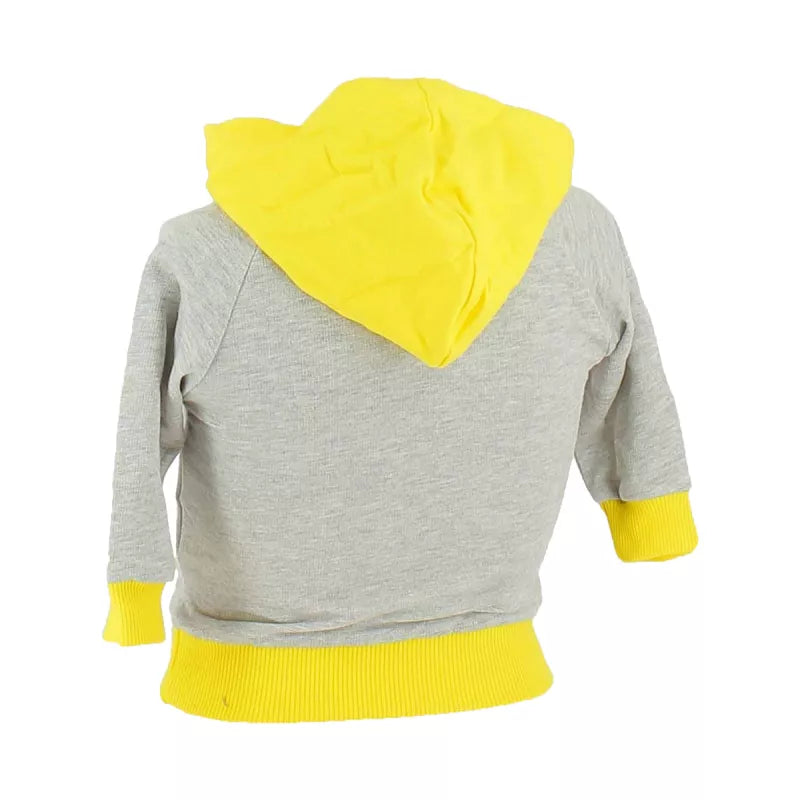 Adidas Originals Trefoil Hoodie for Baby - Grey/Yellow