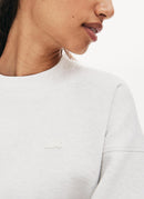 Lacoste - Sweatshirt Col Rond - Farine - Femme