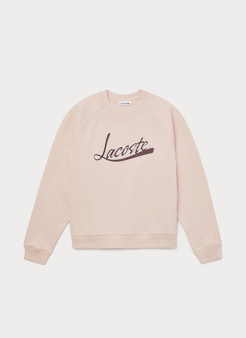 Lacoste - Sweatshirt Col Rond - Nidus/Pruneau - Femme