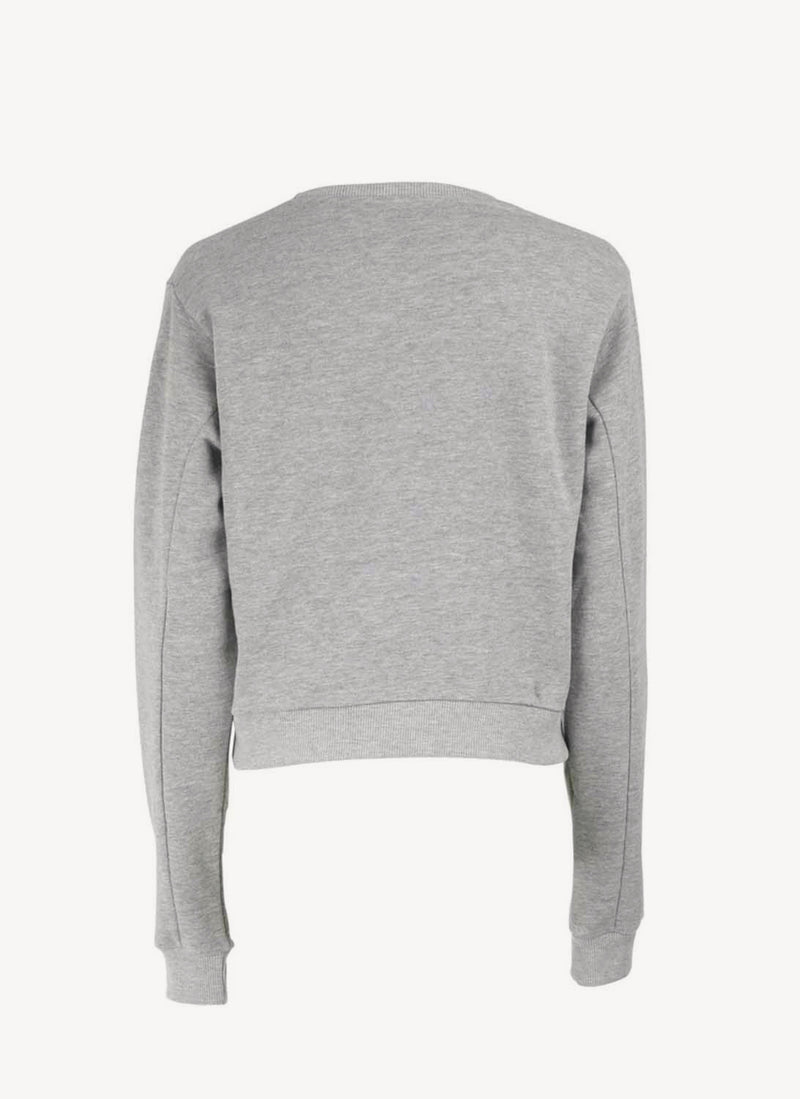 Chiara Ferragni - Sweatshirt En Coton See You - Grey - Femme