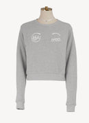 Chiara Ferragni - Sweatshirt En Coton See You - Grey - Femme