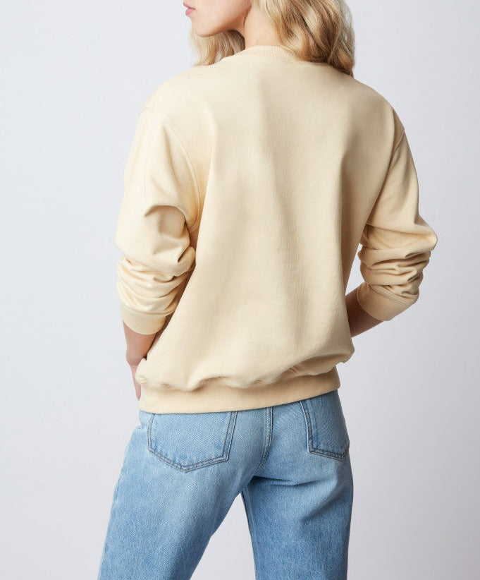 Sweatshirt Louis Love - Softyellow