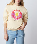 Sweatshirt Louis Love - Softyellow