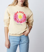 Sweatshirt Louis Love - Softyellow
