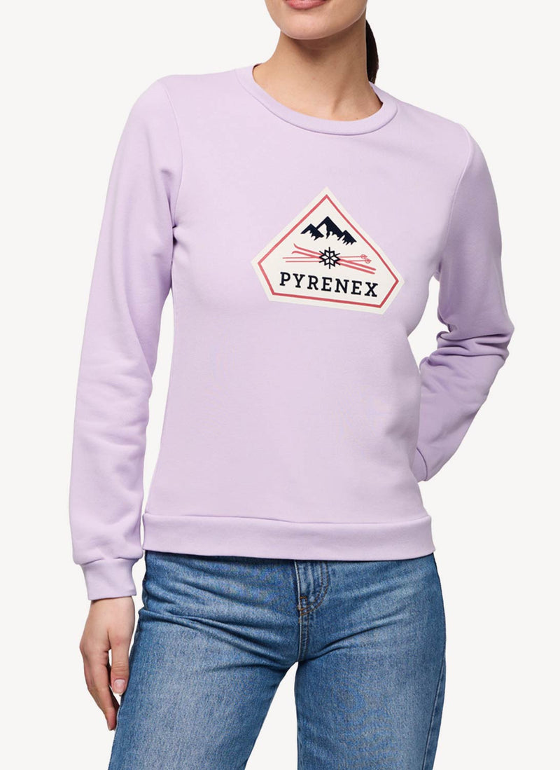 Pyrenex - Sweatshirt Melody Unbrushed - Lilas - Femme