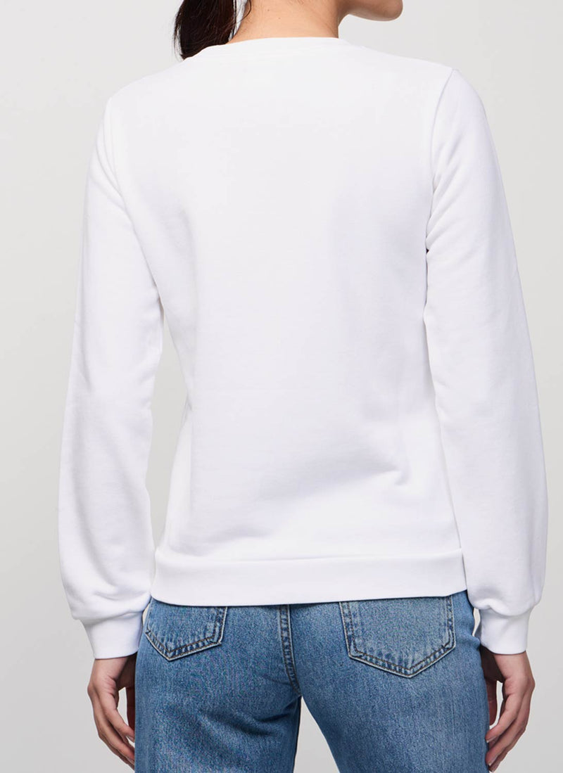 Pyrenex - Sweatshirt Melody Unbrushed - Blanc - Femme