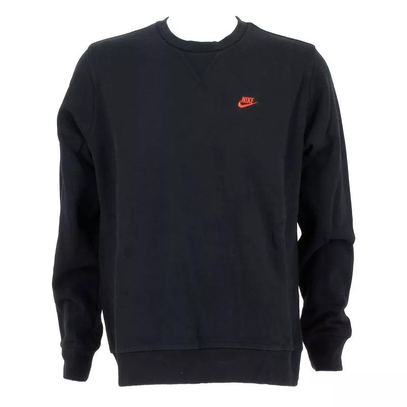 Nike Aw77 Contender Crew Neck Sweatshirt - Black/Orange