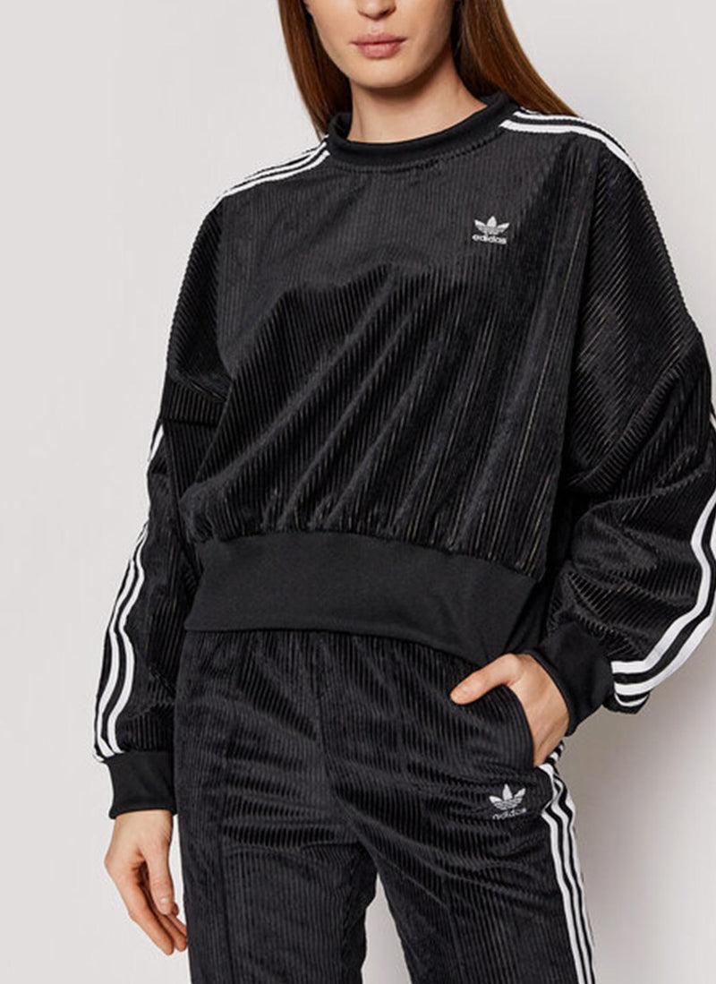 Adidas - Sweatshirt Oversize Adicolor Classics - Black - Femme