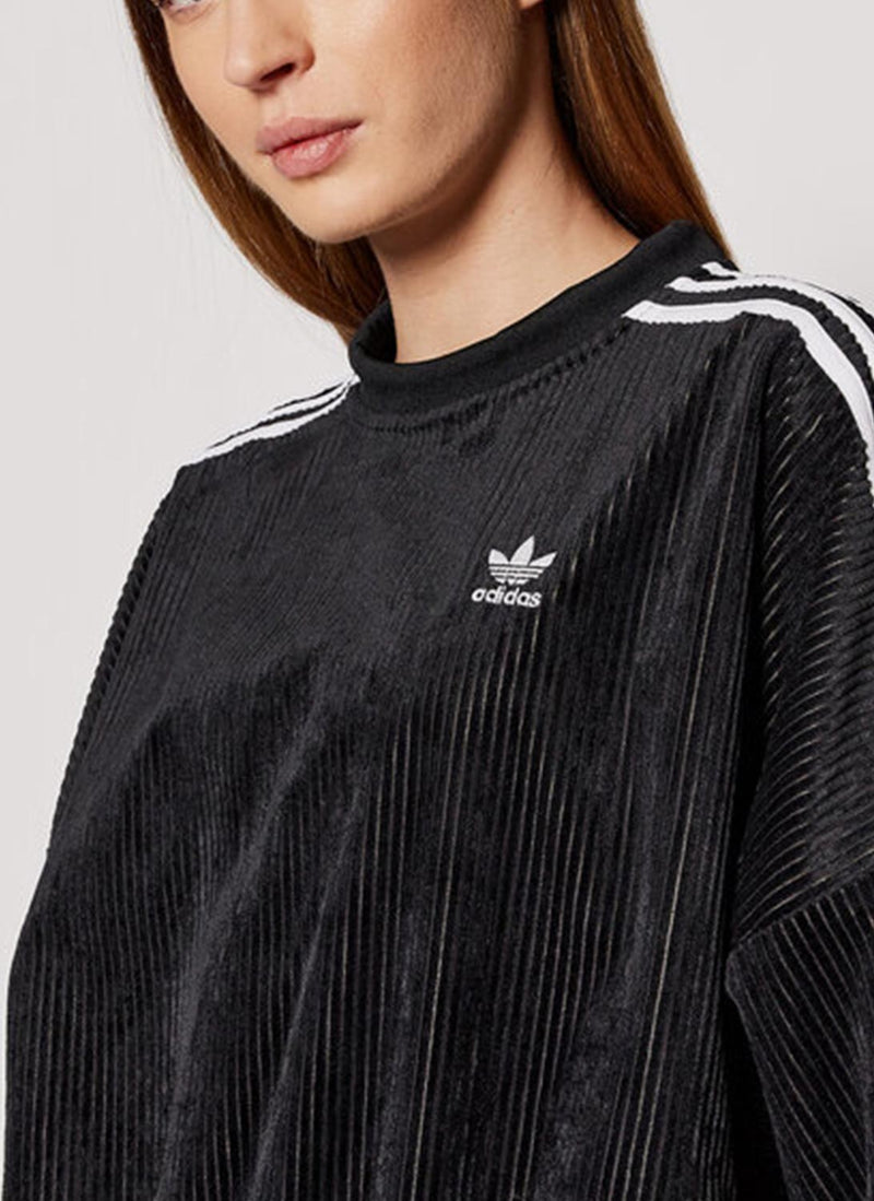 Adidas - Sweatshirt Oversize Adicolor Classics - Black - Femme