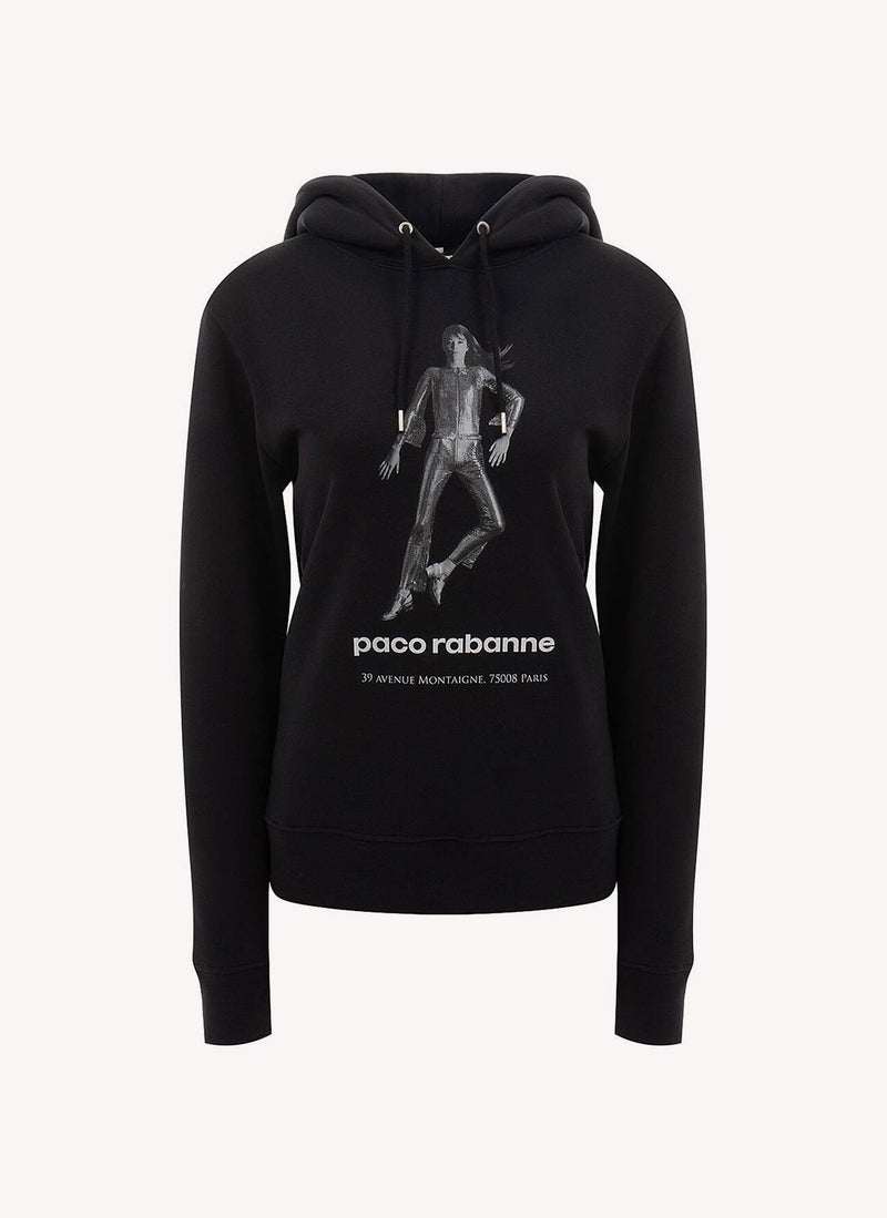 Rabanne - Sweatshirt - Noir - Femme