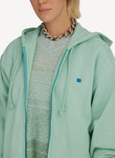 Acne - Sweatshirt Zippé Fiah - Green - Femme