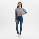 Camiseta corta urbana - Gris - Mujer
