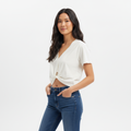 Urban Node Cr T-Shirt - Dirty White - Women's