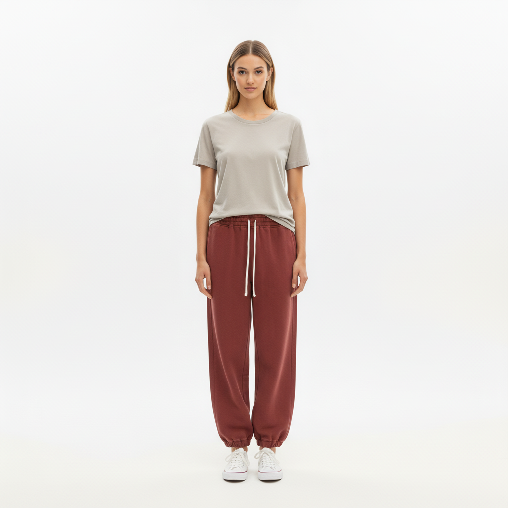 Large Vintage Fleece Jogging Bottoms - Mars - Unisex