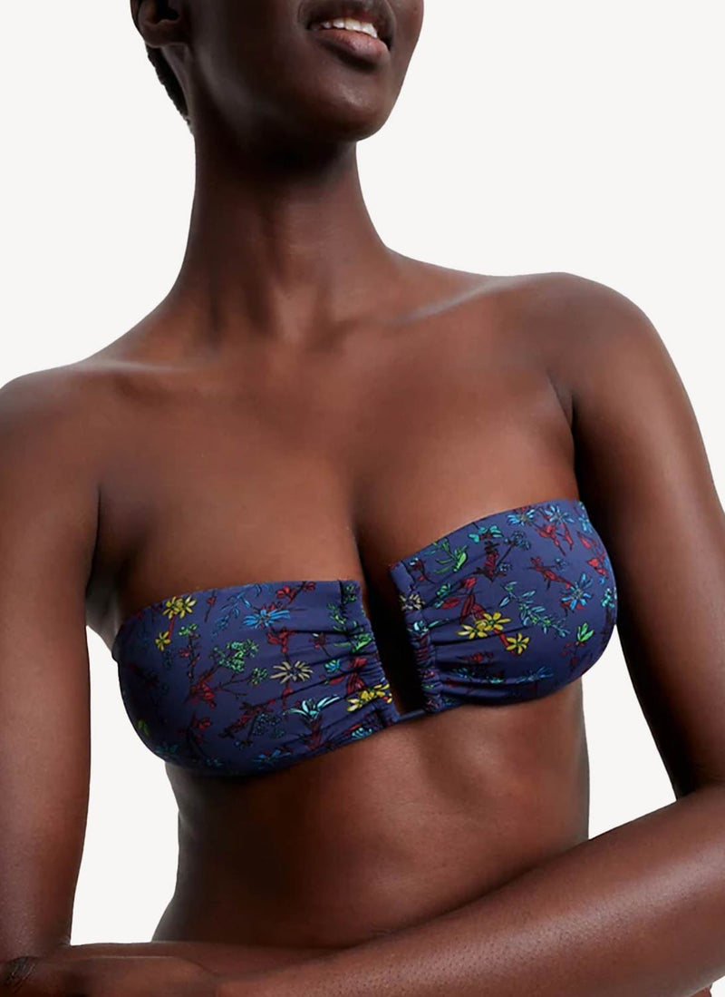 Tommy Hilfiger - Haut De Bikini Imprimé - Floral Navy - Femme