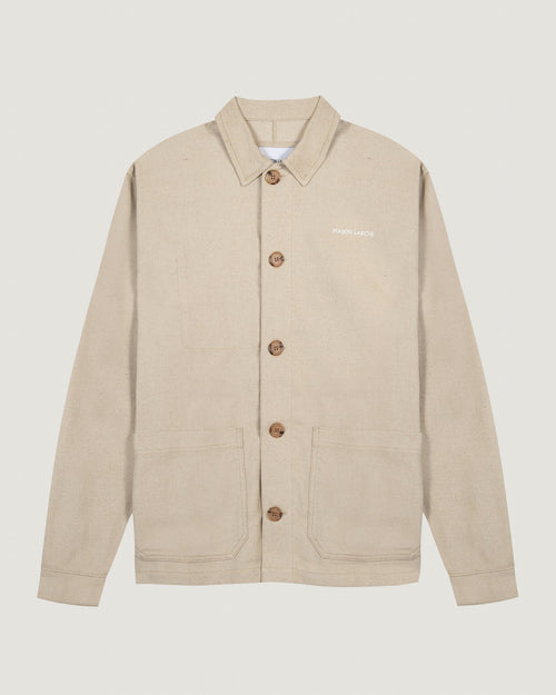 sžbasto twill jacket 'maison labiche'#color_canvas-beige