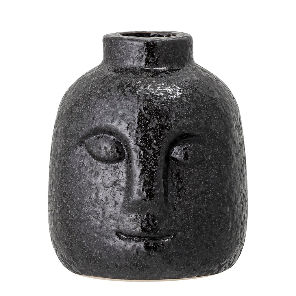 Eliot - Set of 12 Candle Holders - Black - Stoneware
