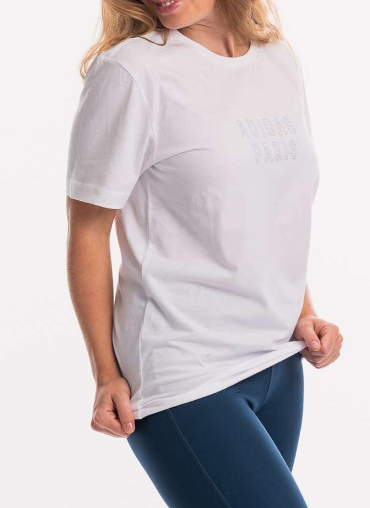 Adidas - T-Shirt 3 Bandes - White - Femme