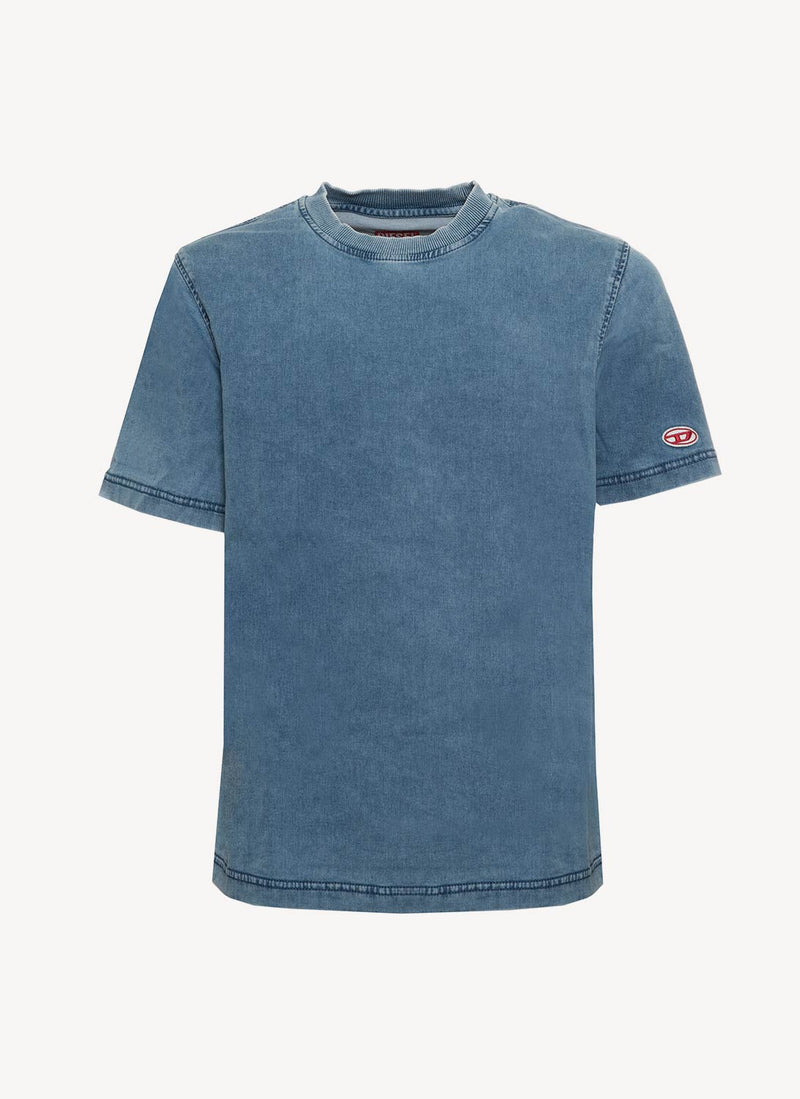 Diesel - T-Shirt Biggor - Bleu Denim - Homme