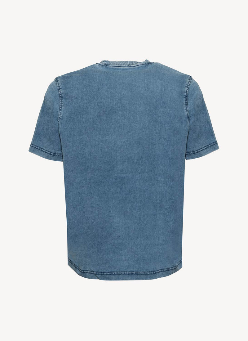 Diesel - T-Shirt Biggor - Bleu Denim - Homme