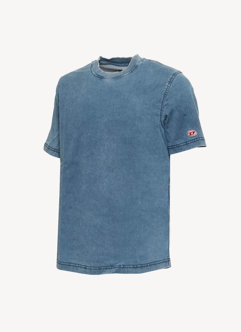 Diesel - T-Shirt Biggor - Bleu Denim - Homme