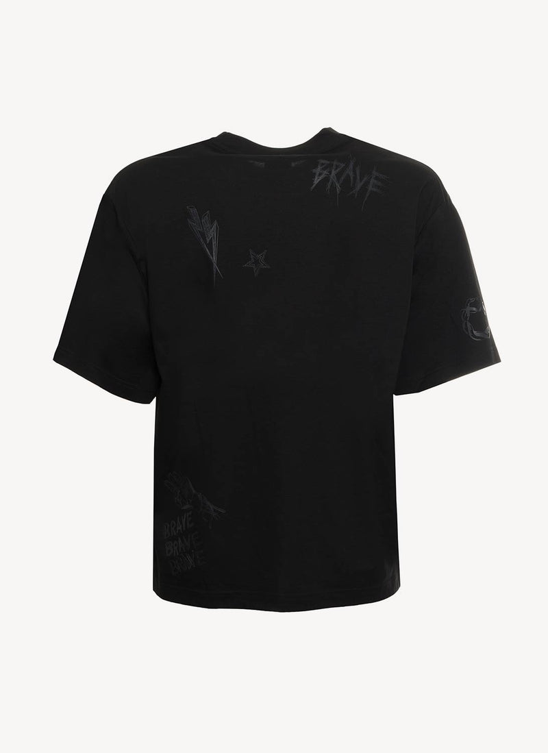 Diesel - T-Shirt Delphi Slits A1 - Noir - Homme