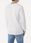 Replay - Tee-Shirt Essentiel À Manches Longues - White - Homme