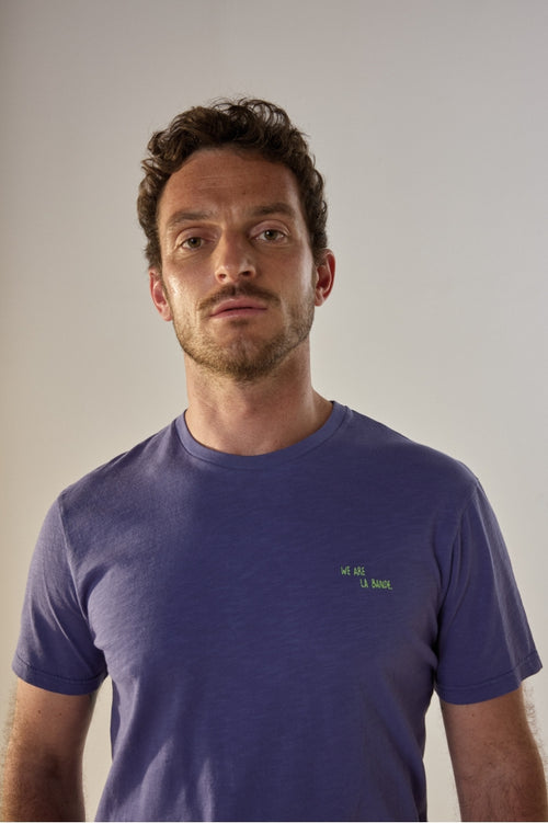 T-Shirt En Coton Feel Good Bleu Cobalt - Homme