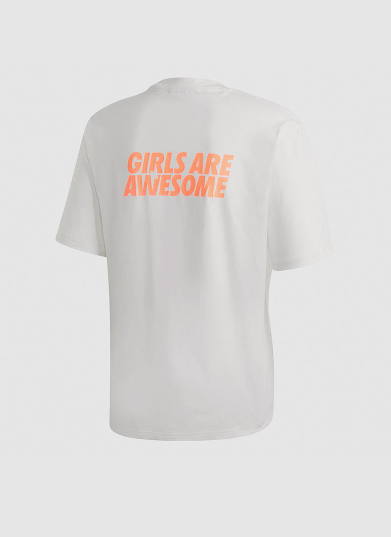 Adidas - T-Shirt Girls Are Awesome - White - Unisexe