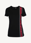 Moschino - T-Shirt Impression Ruban - Black - Femme