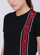 Moschino - T-Shirt Impression Ruban - Black - Femme