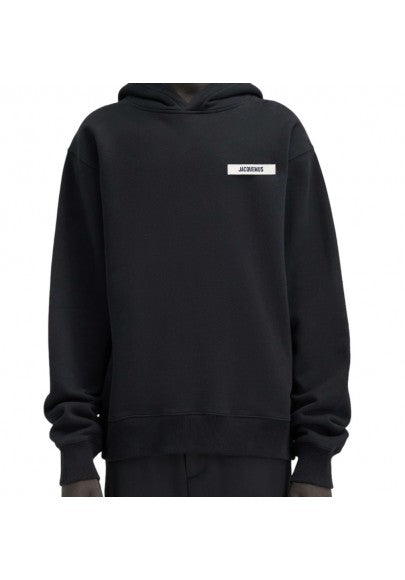 Hoodie Avec Capuche Gros Grain – Jacquemus – Noir