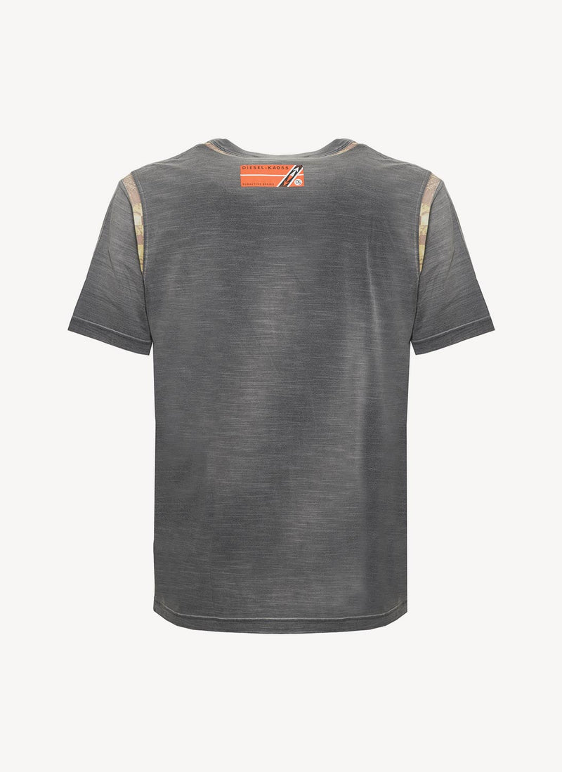 Diesel - T-Shirt Justindi - Gris - Homme